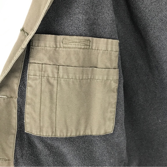 ROYAL ROBBINS Utility Coat Khaki Olive Green Mens L Insulated Outdoor Jacket - Picture 3 of 12